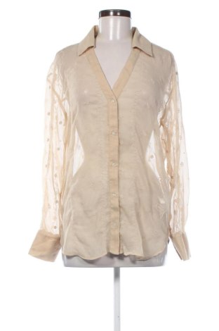 Дамска риза Zara, Размер S, Цвят Бежов, Цена 10,93 €, #136794486