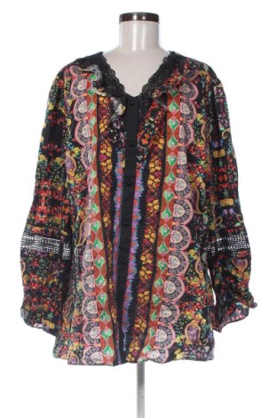 Damska koszula Ulla Popken, Rozmiar 3XL, Kolor Kolorowy, Cena 37,99 zł, #136868777