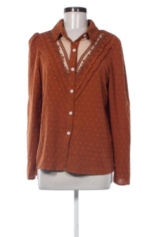 Cămașă de femei SHEIN, Mărime L, Culoare Portocaliu, Preț 67,99 Lei, #136884229