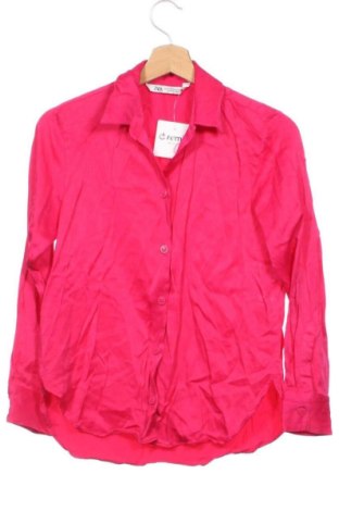 Дамска риза Zara, Размер XS, Цвят Розов, Цена 9,00 €, #136906159