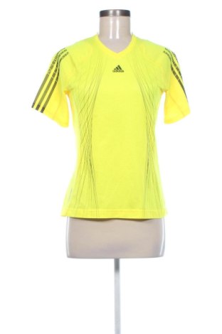 Γυναικείο t-shirt Adidas, Μέγεθος S, Χρώμα Κίτρινο, Τιμή 36,24 €, #136828921