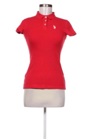 Damski T-shirt U.S. Polo Assn., Rozmiar XS, Kolor Czerwony, Cena 114,09 zł, #136871345
