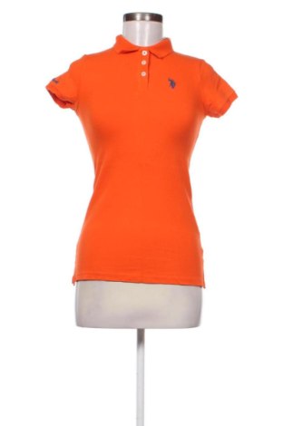 Damen T-Shirt U.S. Polo Assn., Größe XS, Farbe Orange, Preis 21,29 €, #136871395