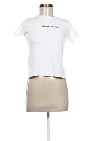 Дамска тениска Pull&Bear, Размер S, Цвят Бял, Цена 8,00 €, #136871994
