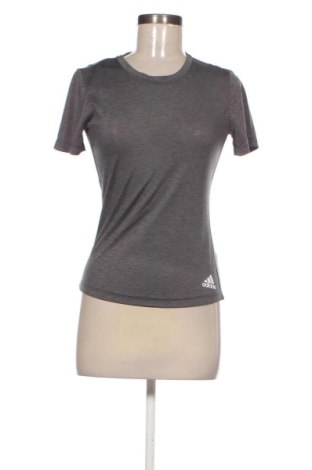 Damen T-Shirt Adidas, Größe S, Farbe Grau, Preis 14,08 €, #136872449