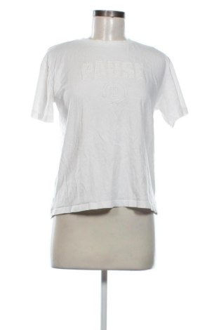 Damen T-Shirt Pause Jeans, Größe M, Farbe Weiß, Preis 13,00 €, #136878505