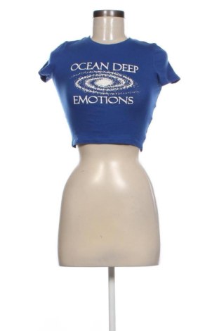 Tricou de femei H&M, Mărime XXS, Culoare Albastru, Preț 57,35 Lei, #136888496