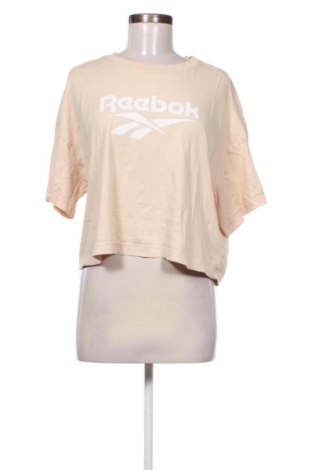 Damski T-shirt Reebok, Rozmiar XL, Kolor Beżowy, Cena 69,66 zł, #136897844