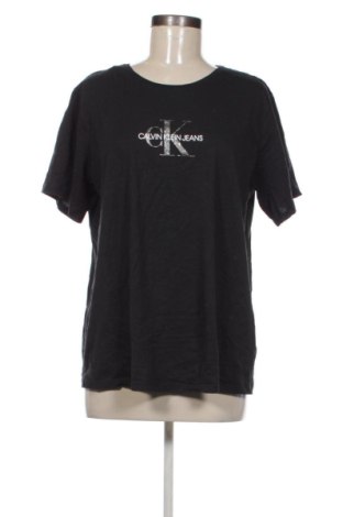 Дамска тениска Calvin Klein Jeans, Размер XL, Цвят Черен, Цена 37,32 €, #136903708