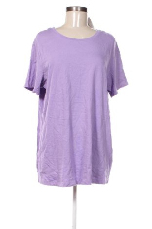 Damski T-shirt Woman Within, Rozmiar XXL, Kolor Fioletowy, Cena 45,99 zł, #136906955