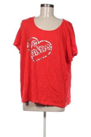 Γυναικείο t-shirt Edited, Μέγεθος XXL, Χρώμα Κόκκινο, Τιμή 11,99 €, #136912382