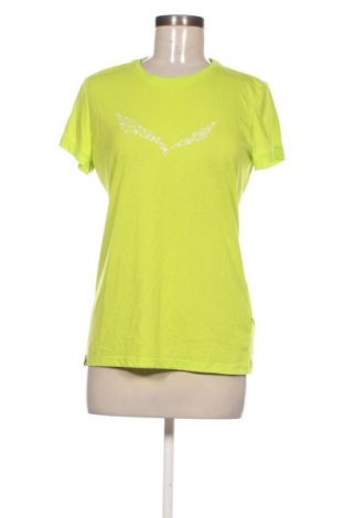 Γυναικείο t-shirt Salewa, Μέγεθος L, Χρώμα Κίτρινο, Τιμή 22,63 €, #136913403