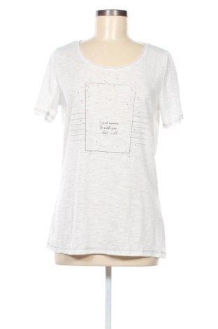 Γυναικείο t-shirt S.Oliver, Μέγεθος M, Χρώμα Λευκό, Τιμή 11,00 €, #136916968