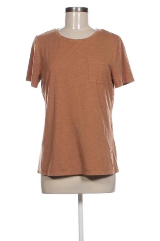 Γυναικείο t-shirt Ichi, Μέγεθος M, Χρώμα Καφέ, Τιμή 10,00 €, #136923000