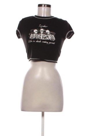 Γυναικείο t-shirt SHEIN, Μέγεθος S, Χρώμα Μαύρο, Τιμή 8,99 €, #136923978