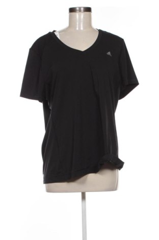 Damen T-Shirt Adidas, Größe XXL, Farbe Schwarz, Preis 18,99 €, #136934765