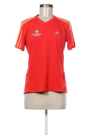 Γυναικείο t-shirt Adidas, Μέγεθος M, Χρώμα Κόκκινο, Τιμή 15,99 €, #136935886