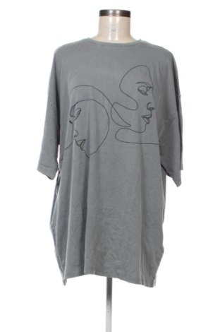 Damski T-shirt Even&Odd, Rozmiar XXL, Kolor Szary, Cena 64,99 zł, #136935967