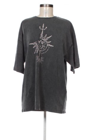 Damski T-shirt Even&Odd, Rozmiar M, Kolor Szary, Cena 51,99 zł, #136940063
