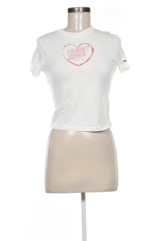 Tricou de femei Tommy Jeans, Mărime S, Culoare Alb, Preț 167,99 Lei, #136940864