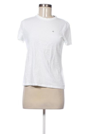 Γυναικείο t-shirt Calvin Klein, Μέγεθος M, Χρώμα Λευκό, Τιμή 33,99 €, #136944213