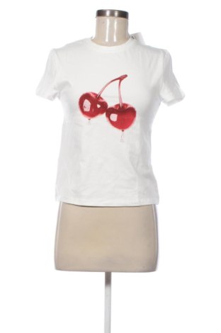 Damen T-Shirt Bershka, Größe M, Farbe Weiß, Preis 14,99 €, #136946410