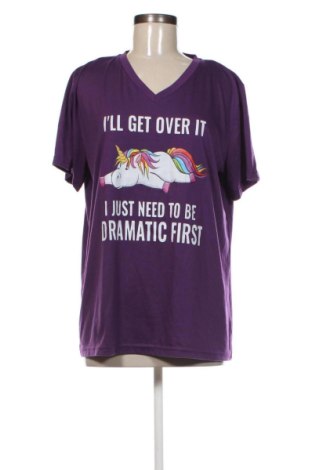 Tricou de femei Unbranded, Mărime XL, Culoare Mov, Preț 56,99 Lei, #136949868