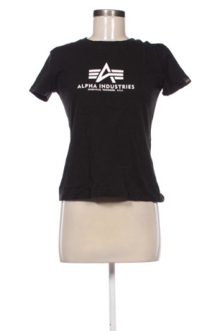 Γυναικείο t-shirt Alpha Industries, Μέγεθος S, Χρώμα Μαύρο, Τιμή 17,99 €, #136953700