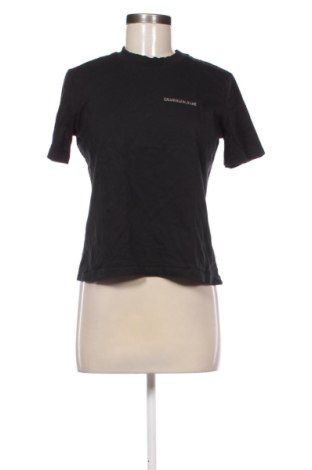 Damen T-Shirt Calvin Klein Jeans, Größe M, Farbe Schwarz, Preis € 23,99, #136957830