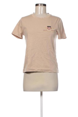 Дамска тениска Gant, Размер S, Цвят Кафяв, Цена 17,89 €, #136185876