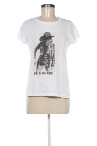 Γυναικείο t-shirt ONLY, Μέγεθος L, Χρώμα Λευκό, Τιμή 7,99 €, #136258765