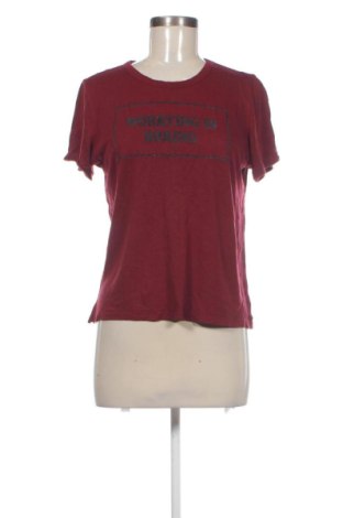 Tricou de femei Bershka, Mărime M, Culoare Roșu, Preț 67,77 Lei, #136896019