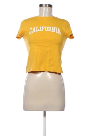 Damski T-shirt H&M, Rozmiar XS, Kolor Żółty, Cena 48,23 zł, #136896332