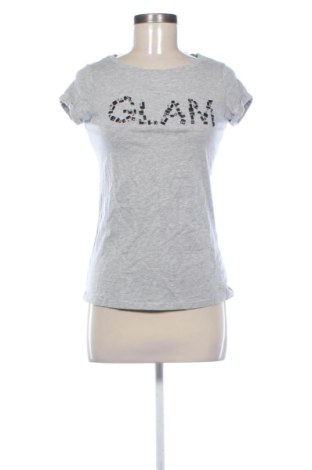 Γυναικείο t-shirt Comma,, Μέγεθος S, Χρώμα Γκρί, Τιμή 10,35 €, #136917541