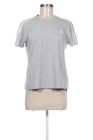 Γυναικείο t-shirt Adidas, Μέγεθος L, Χρώμα Γκρί, Τιμή 19,99 €, #136932634