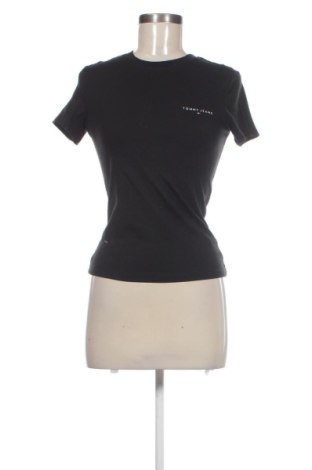 Γυναικείο t-shirt Tommy Jeans, Μέγεθος S, Χρώμα Μαύρο, Τιμή 31,99 €, #136941511