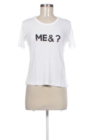 Γυναικείο t-shirt Zara, Μέγεθος M, Χρώμα Λευκό, Τιμή 10,99 €, #136943104