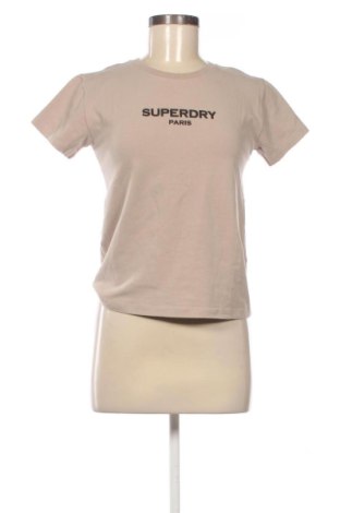 Tricou de femei Superdry, Mărime M, Culoare Bej, Preț 108,99 Lei, #136944394
