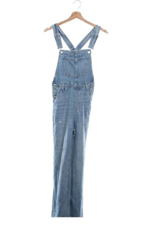 Salopetă lungă de damă Bershka, Mărime XS, Culoare Albastru, Preț 108,99 Lei, #136821973