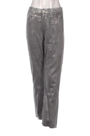Damskie jeansy Zara, Rozmiar L, Kolor Szary, Cena 66,00 zł, #136858508