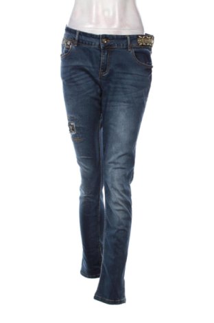 Дамски дънки Desigual, Размер L, Цвят Син, Цена 43,08 €, #136858646