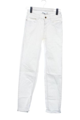 Blugi de femei Zara, Mărime XS, Culoare Alb, Preț 67,77 Lei, #136875602