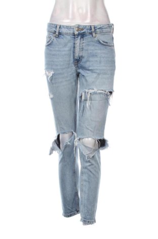 Дамски дънки Bershka, Размер L, Цвят Син, Цена 18,99 €, #136878784