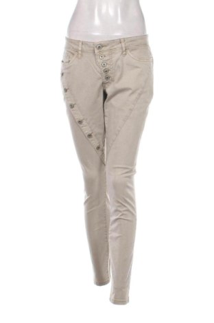 Damskie jeansy Rainbow, Rozmiar XL, Kolor Beżowy, Cena 69,66 zł, #136881680