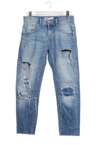 Blugi de femei Zara, Mărime S, Culoare Albastru, Preț 70,00 Lei, #136892619