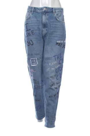 Dámské džíny  Bershka, Velikost M, Barva Modrá, Cena  340,00 Kč, #136893424