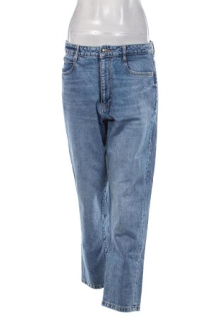 Blugi de femei Zara, Mărime L, Culoare Albastru, Preț 83,41 Lei, #136895193