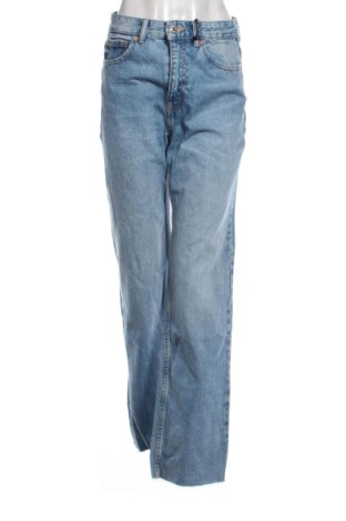 Blugi de femei Pull&Bear, Mărime S, Culoare Albastru, Preț 124,99 Lei, #136920008