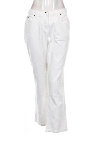 Blugi de femei John Baner, Mărime XL, Culoare Alb, Preț 86,99 Lei, #136943114