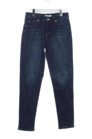 Blugi de femei Pull&Bear, Mărime XS, Culoare Albastru, Preț 41,71 Lei, #136946099